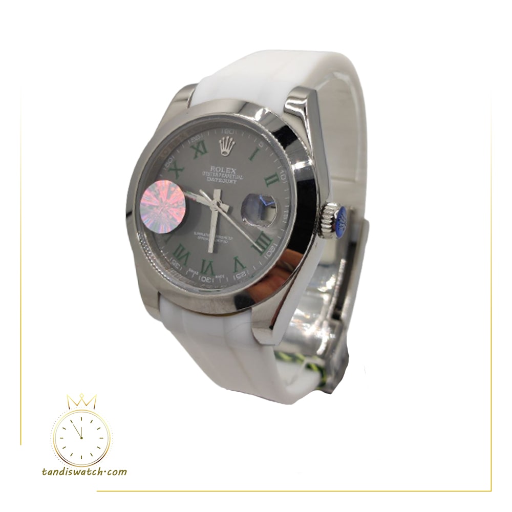 ساعت-رولکس-اویستر-پرپچوال-دیت-جاست-سفید-طوسی-مدل-stRopdj10m
